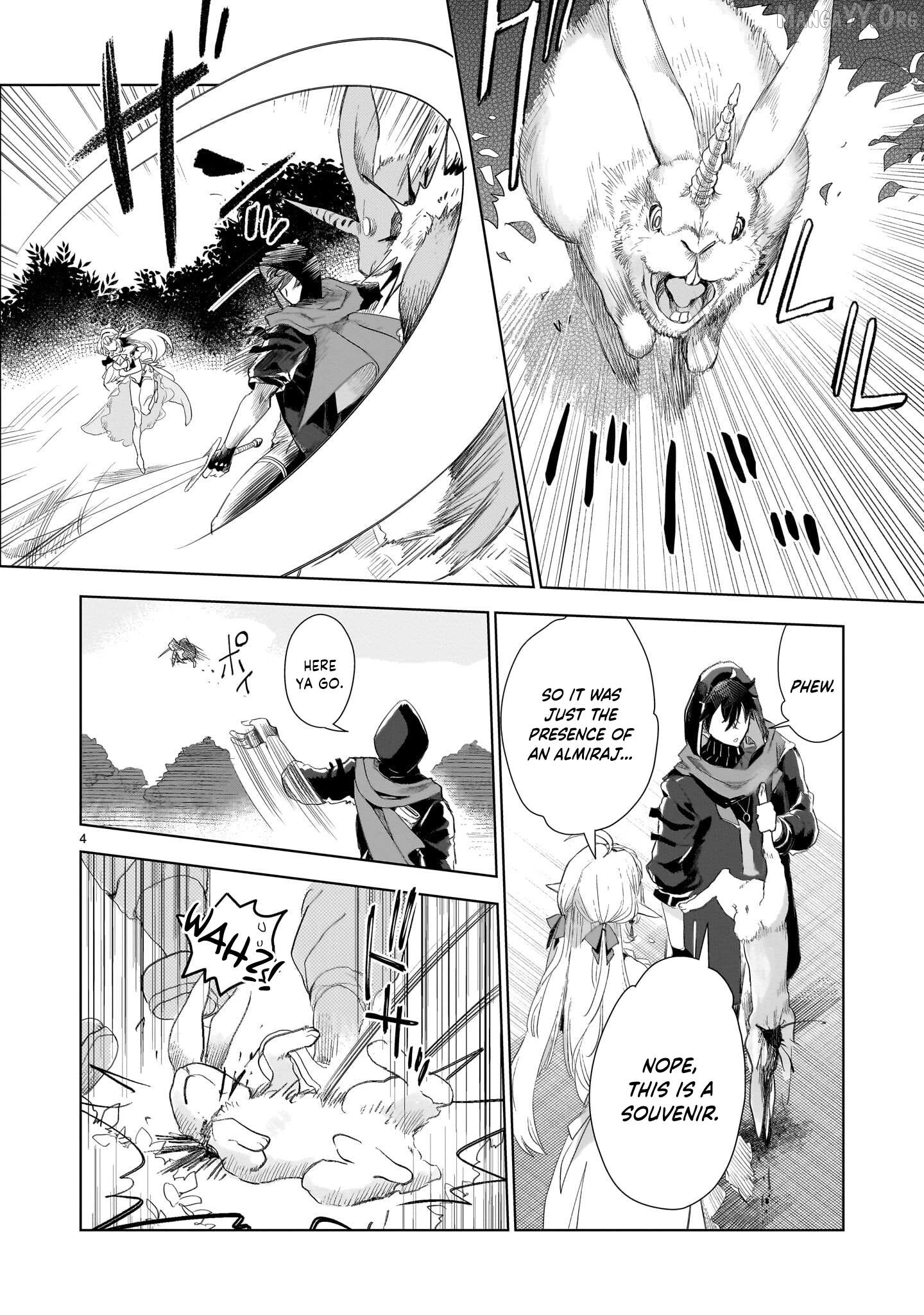 Erufu tsuma to hajimeru yūkyū no tabi densetsu no yūsha, aisuru Erufu totomoni 100 nen mae ni sukutta sekai o tabisuru Chapter 3 - page 5