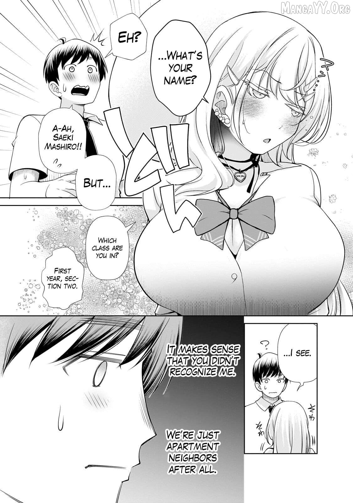 Otonari-san no gyaru ga boku o hore sasetakute zenryoku sugiru Chapter 2 - page 14
