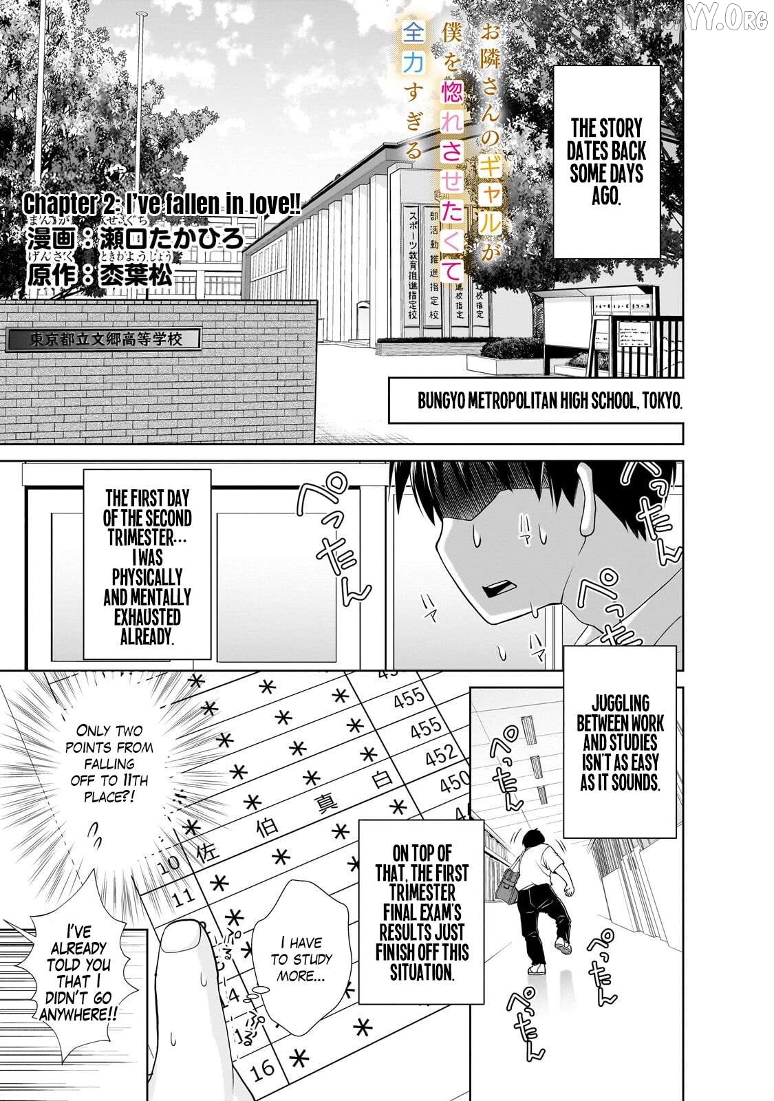 Otonari-san no gyaru ga boku o hore sasetakute zenryoku sugiru Chapter 2 - page 2