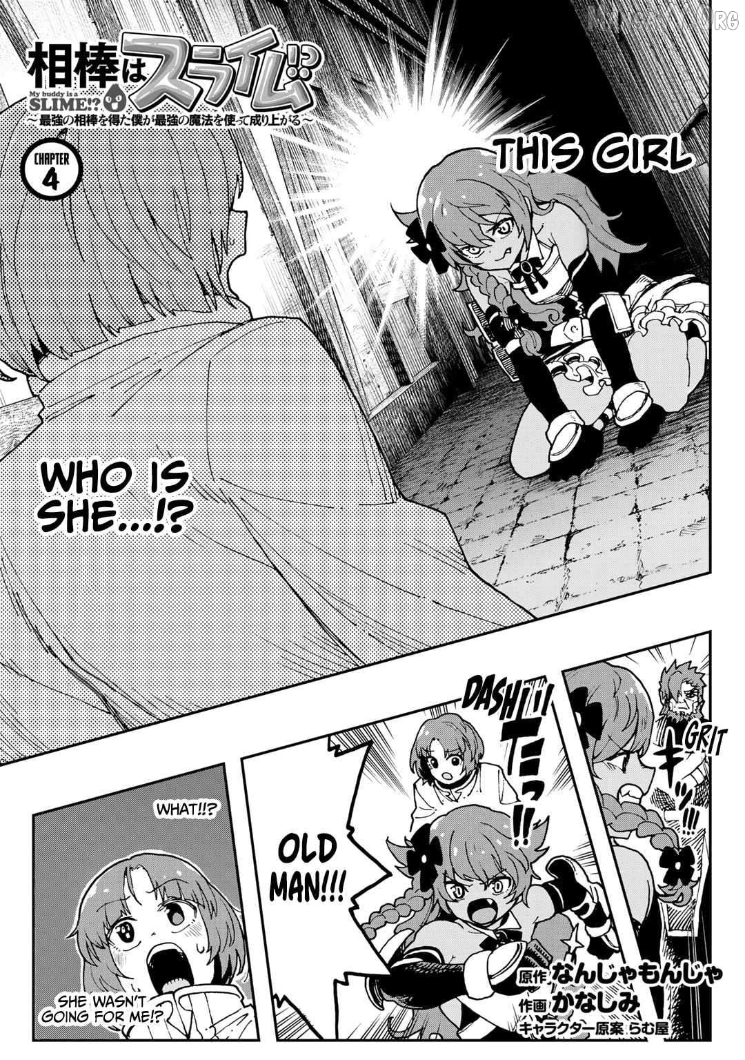 Aibou wa Slime!? ~Saikyou no Aibou o Eta Boku ga Saikyou no Mahou o Tsukatte Nariagaru~ Chapter 4 - page 1