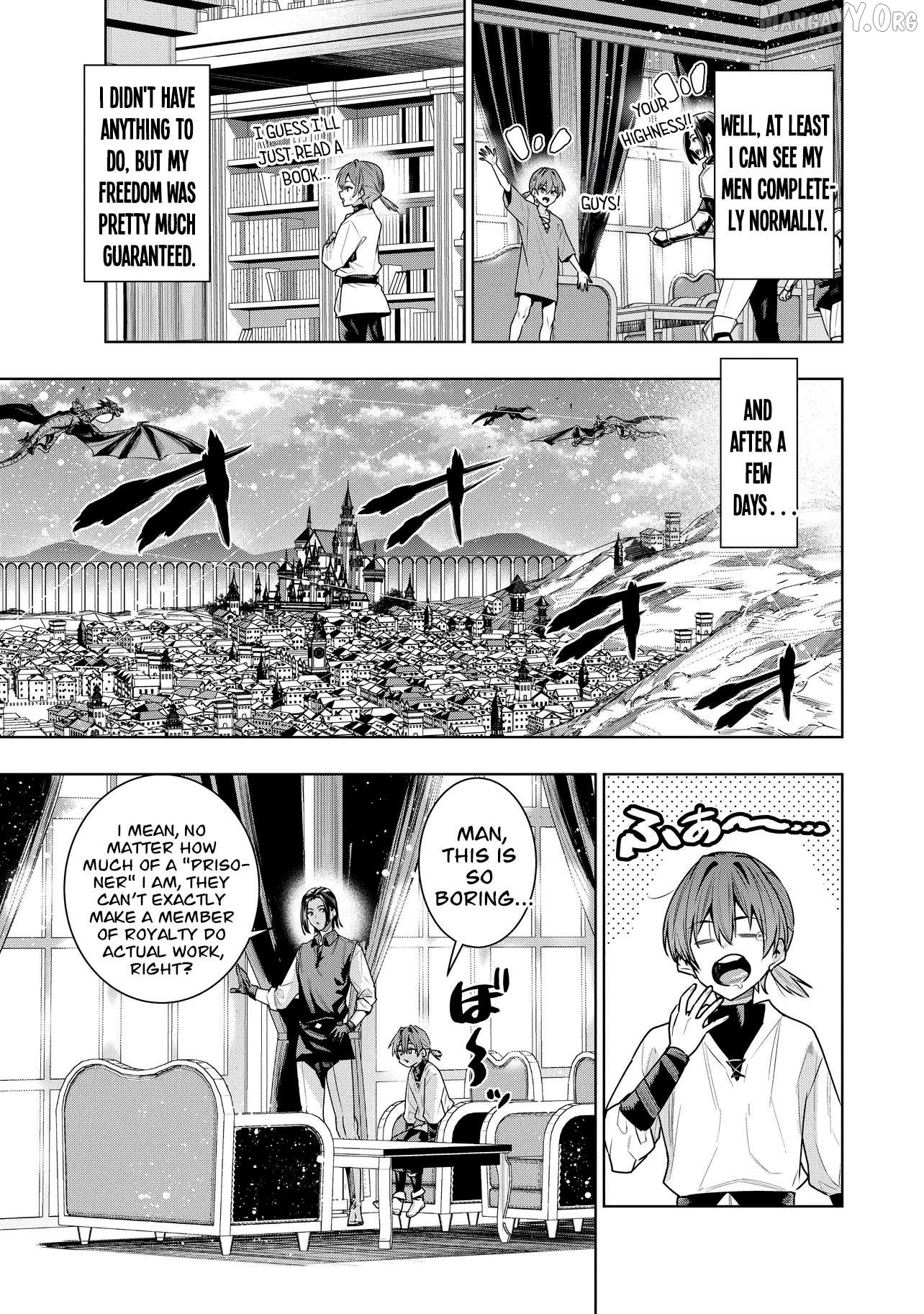 SUTERARE OUJI GA SAIZENSEN DE TEKIKOKU NO HEISHI WO CHIRYOU SHITARA JITSU WA DAINANA OUJO DATTA KEN Chapter 3.1 - page 9