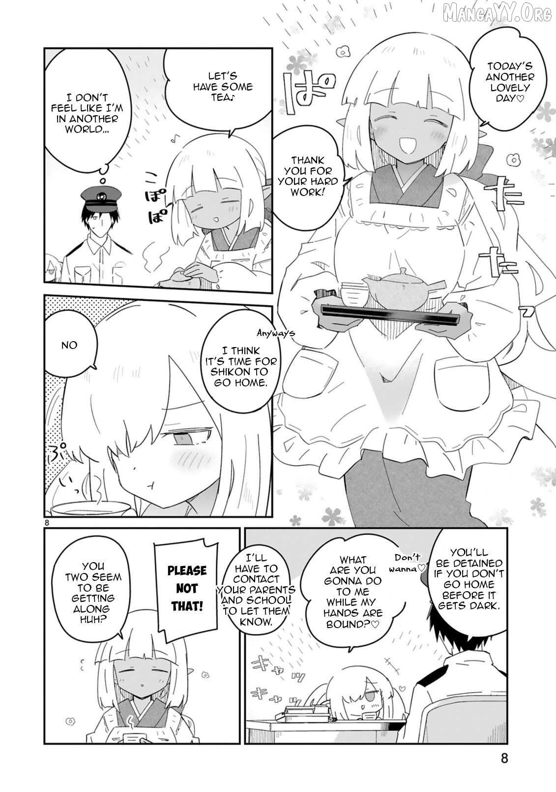 Isekai Elf Mura no Omawari-san Chapter 2 - page 8
