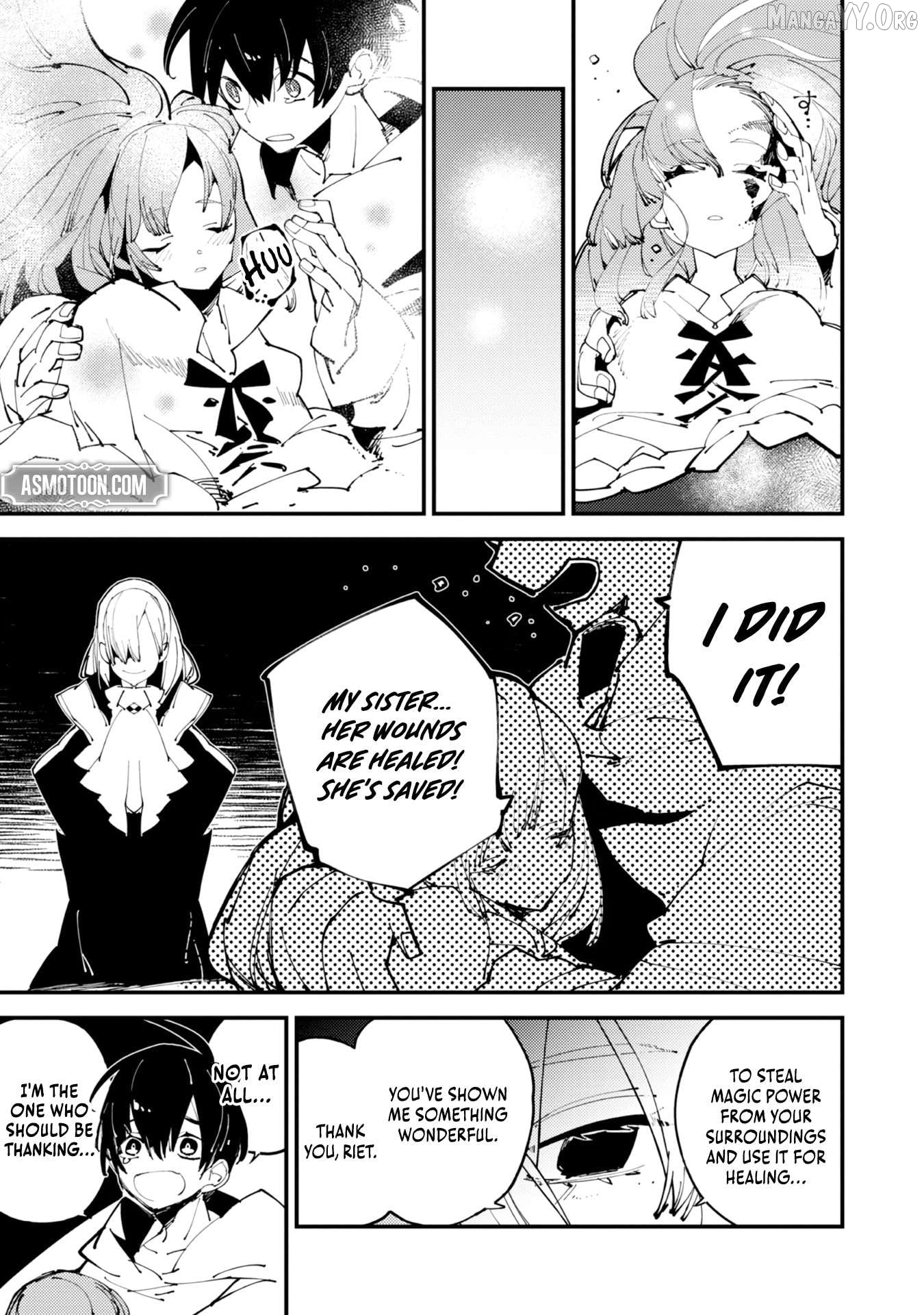 Sekigan, Sekiwan, Sekkyaku no Majutsushi ~Mori no Koya ni Komotteitara Haya 2000-nen. Kizukeba Majin to Yobareteita. Boku wa Tada Majutsu no Tankyuu wo Shitai Dake na no ni~ Chapter 4 - page 27