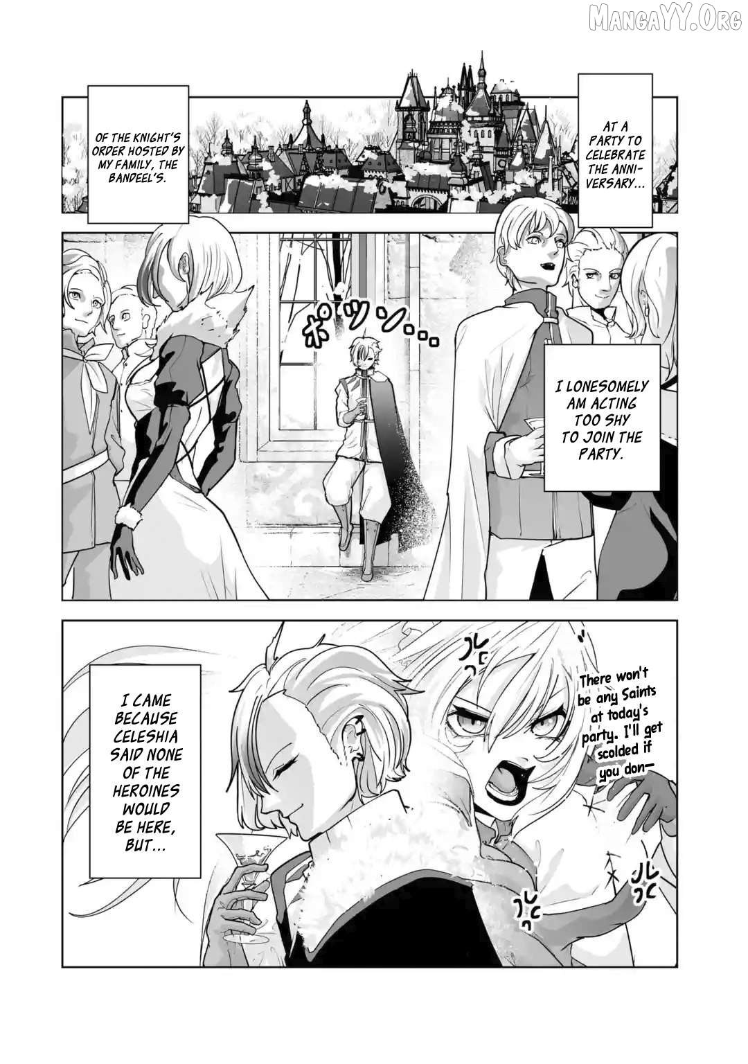 Akuyaku Kizoku ga Hirakinaotte Hametsu Furagu o Jitsuryoku de Hataki Otteitara, Itsunomanika Hirointachi Kara Eiyūshi Sareru yō ni Natta ken Chapter 2.1 - page 4
