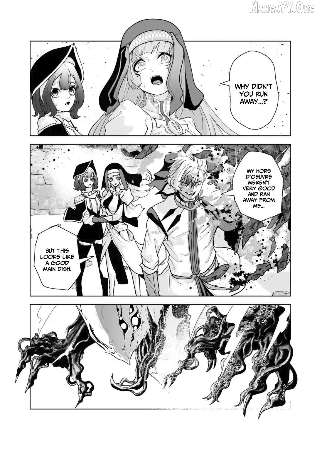 Akuyaku Kizoku ga Hirakinaotte Hametsu Furagu o Jitsuryoku de Hataki Otteitara, Itsunomanika Hirointachi Kara Eiyūshi Sareru yō ni Natta ken Chapter 2.2 - page 12