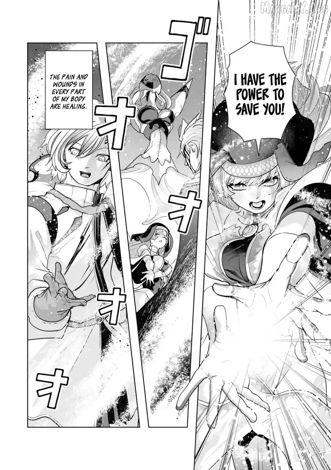 Akuyaku Kizoku ga Hirakinaotte Hametsu Furagu o Jitsuryoku de Hataki Otteitara, Itsunomanika Hirointachi Kara Eiyūshi Sareru yō ni Natta ken Chapter 2.3 - page 3