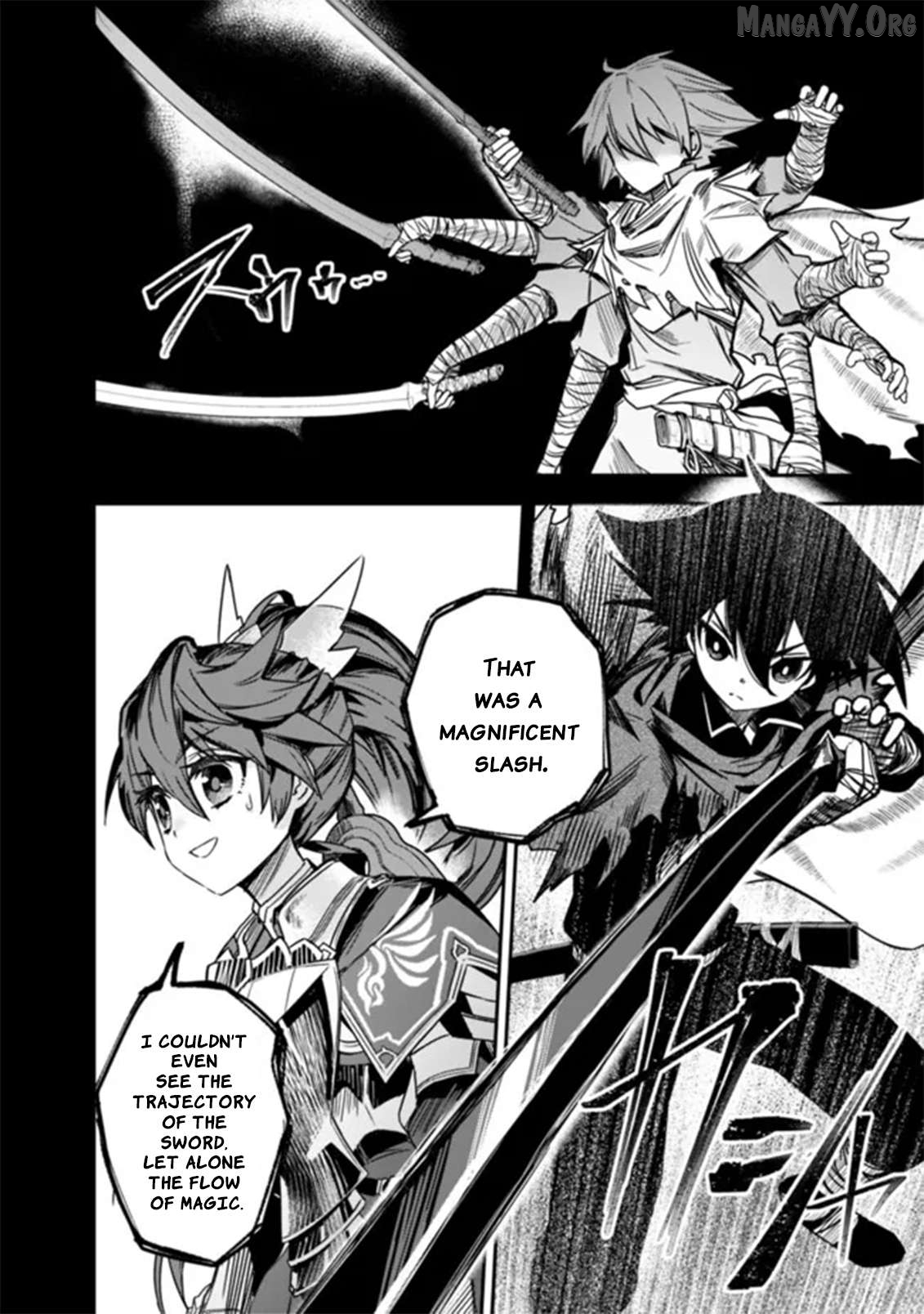 Kuroneko no Kenshi ~Black na Party wo Yametara S-kyuu Boukensha ni Scout Saremashita. Imasara "Modotte kite" to Iwaretemo "Mousoi" desu~ Chapter 2 - page 12