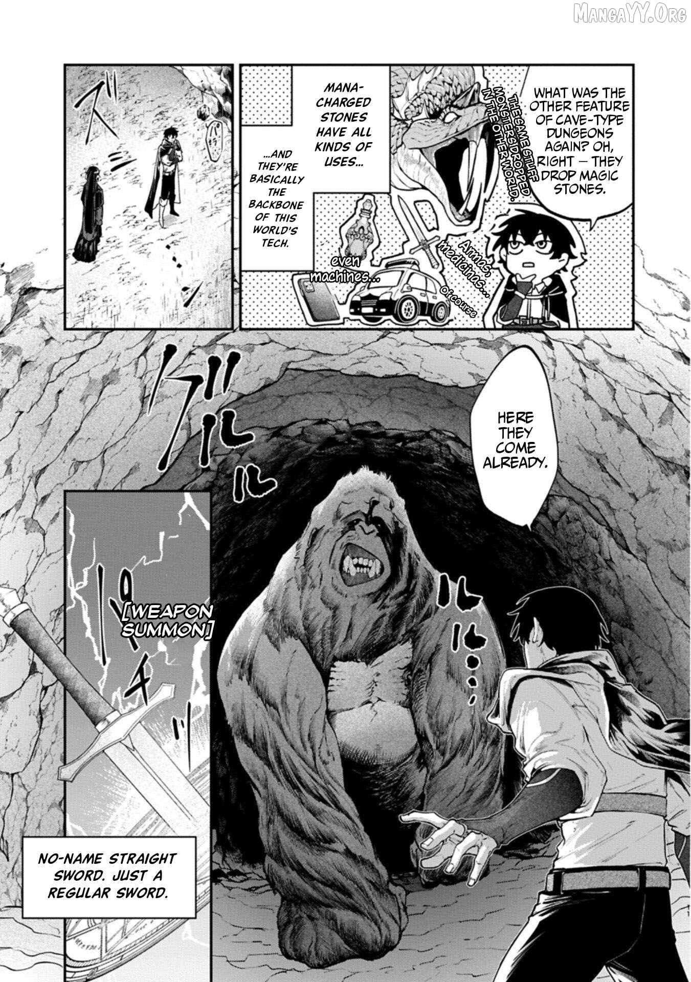 ISEKAI SUMMONER, SHINWA NO KAIBUTSU-TACHI TO GENDAI DE MUSOU SURU: URAGIRARETA MOTO EIYUU WA, AIKASANAME NA NAKAMA TO HEIWA NI KURASHITAI Chapter 4 - page 11