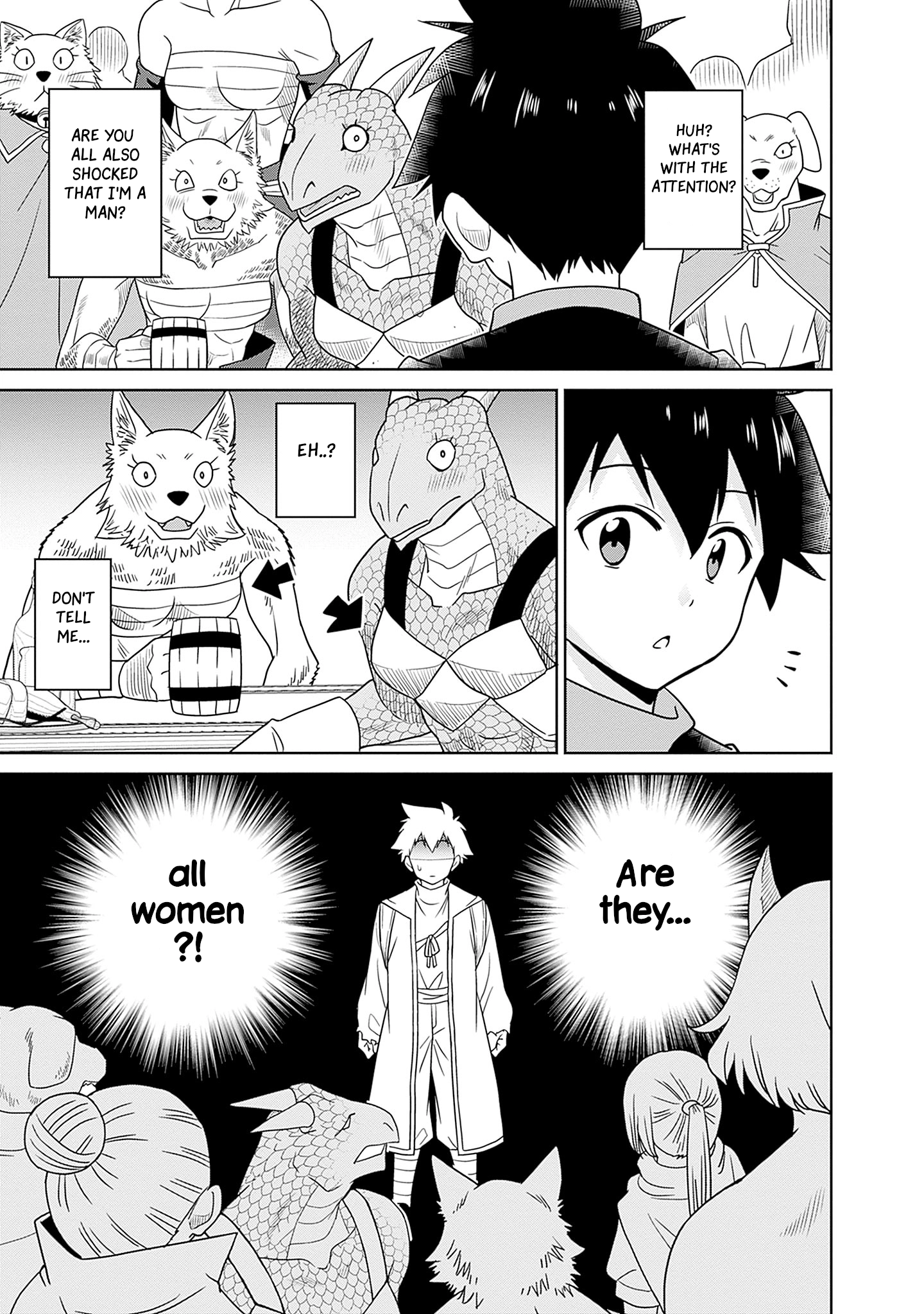 Bishuu Gyakuten Sekai no Cleric ~Bishuu to Teisoukannen ga Gyakutenshita Isekai de Souryo ni Narimashita. Inyoku no Noroi wo Toku Tame ni Harem Party de "Gishiki" Shimasu~ Chapter 3 - page 10