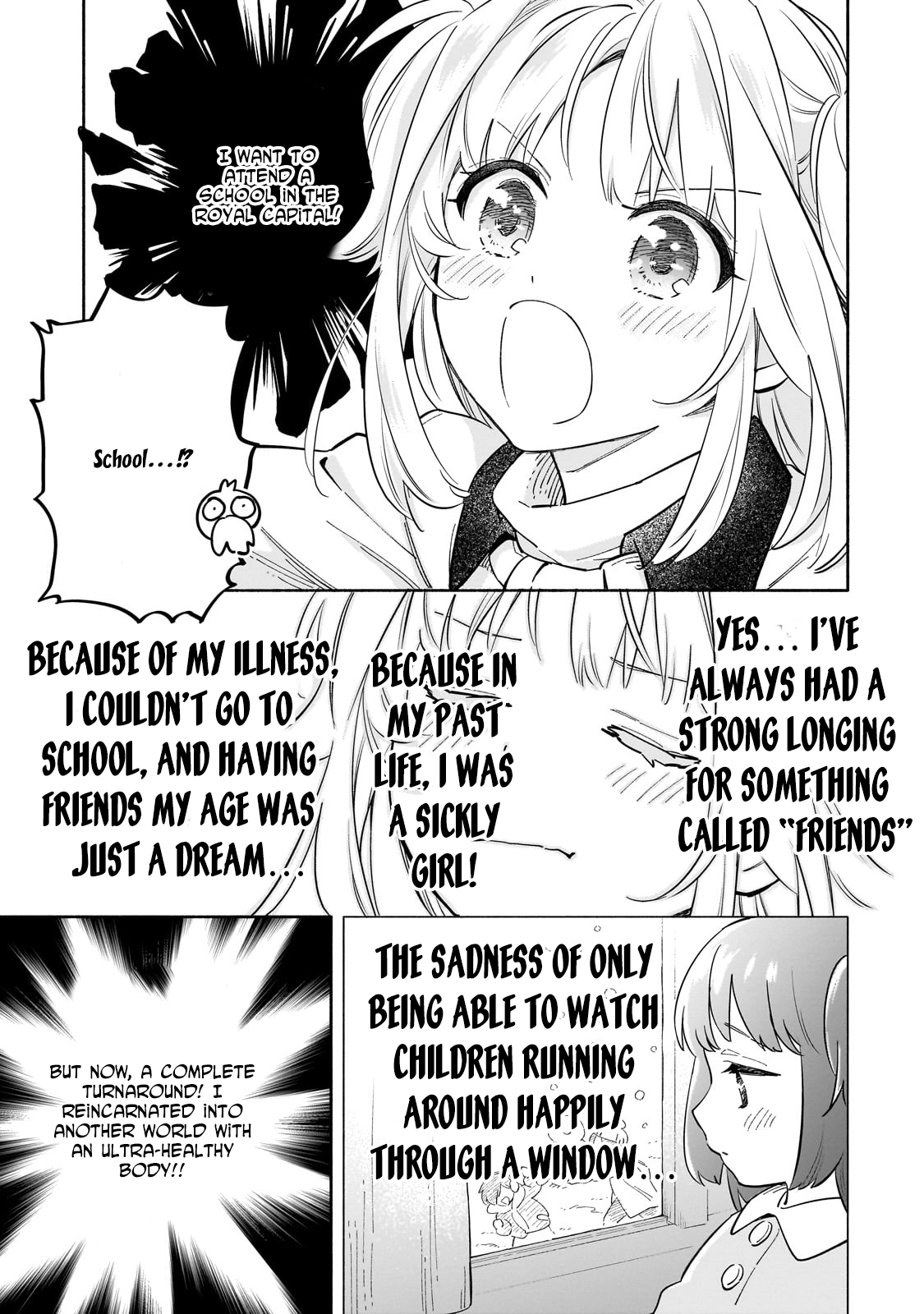 A Sickly Girl Reincarnates and Gains a Healthy (Overpowered) Body Chapter 1 - page 17