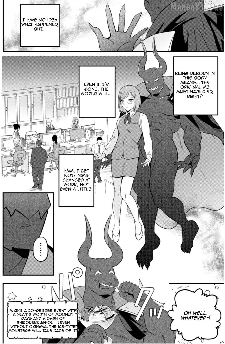 MaOL!: Shachiku OL to Isekai Saikyou Maou Irekawari Seikatsu Chapter 8 - page 23