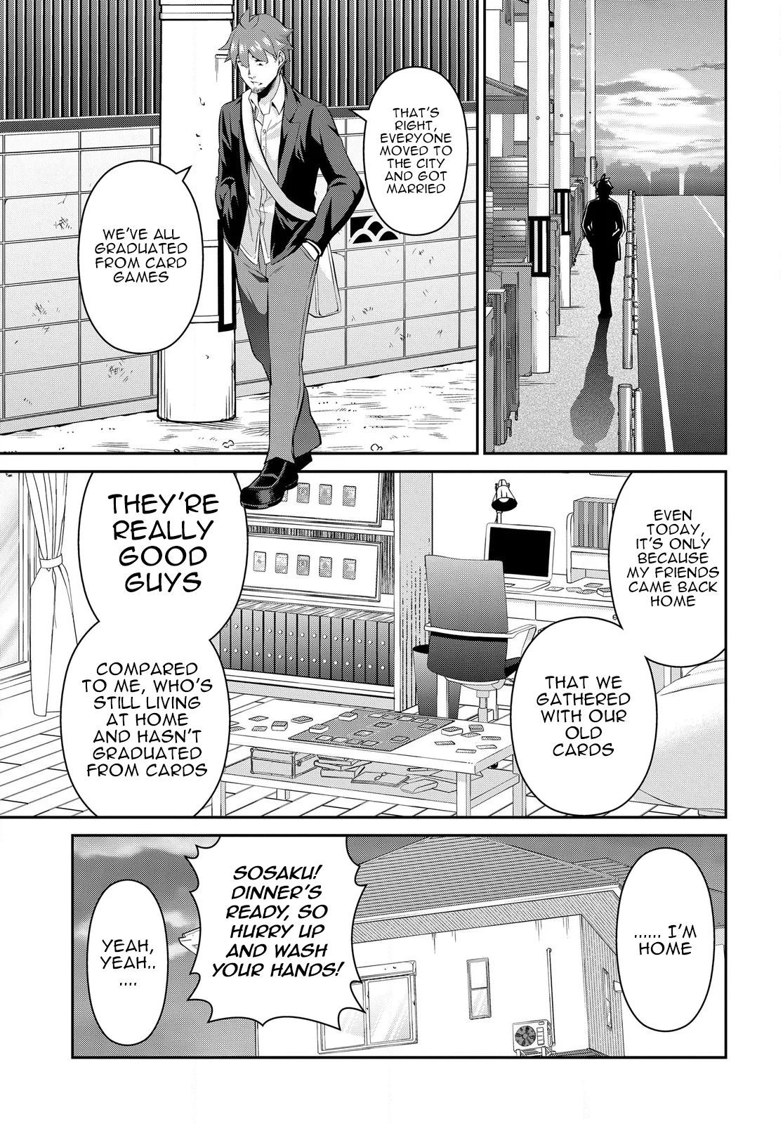The Strongest Summoner is a Thirty-Something Guy: The Other World Domination of a Card Gamer Whose Cards Were Disposed of by His Parents Chapter 1.1 - page 7