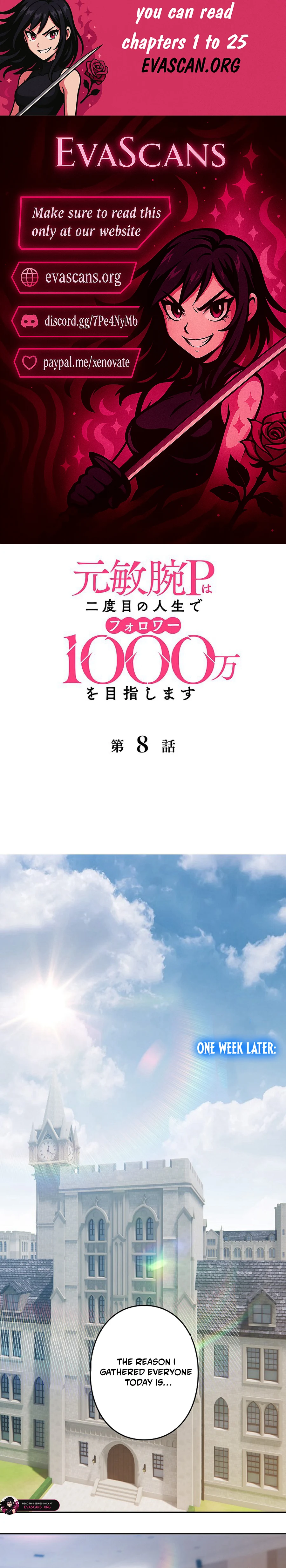 The Former Ace Producer Aims for 10 Million Followers in Her Second Life Chapter 8 - page 1