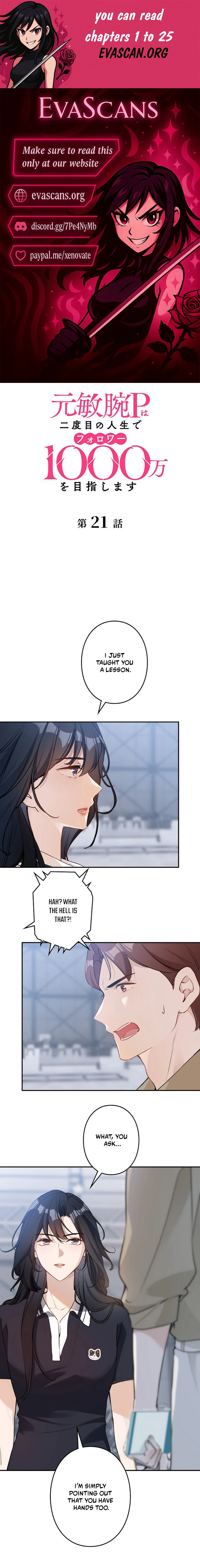 The Former Ace Producer Aims for 10 Million Followers in Her Second Life Chapter 21 - page 1