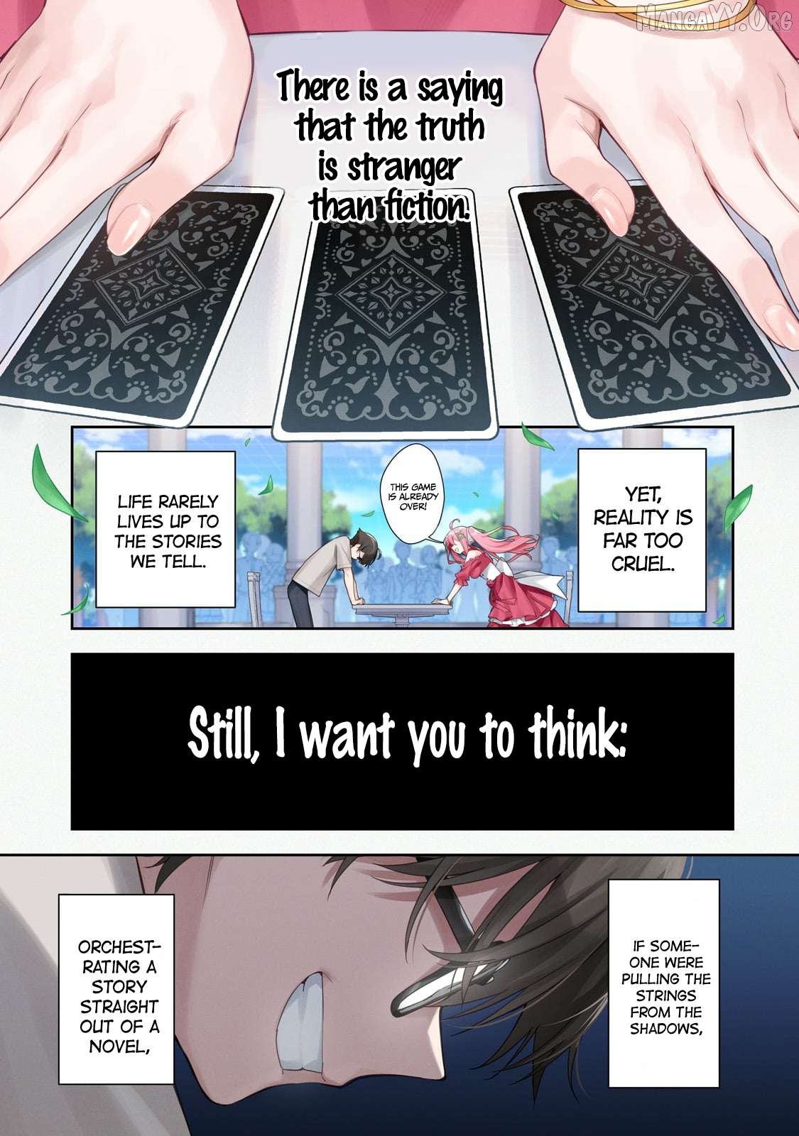 Ore wa Gakuen Zunou Battle no Ensyutsuka!: Jishou Mob ga Kage kara Egaku Saikyou Shujinkou Musou Scenario Chapter 1 - page 1
