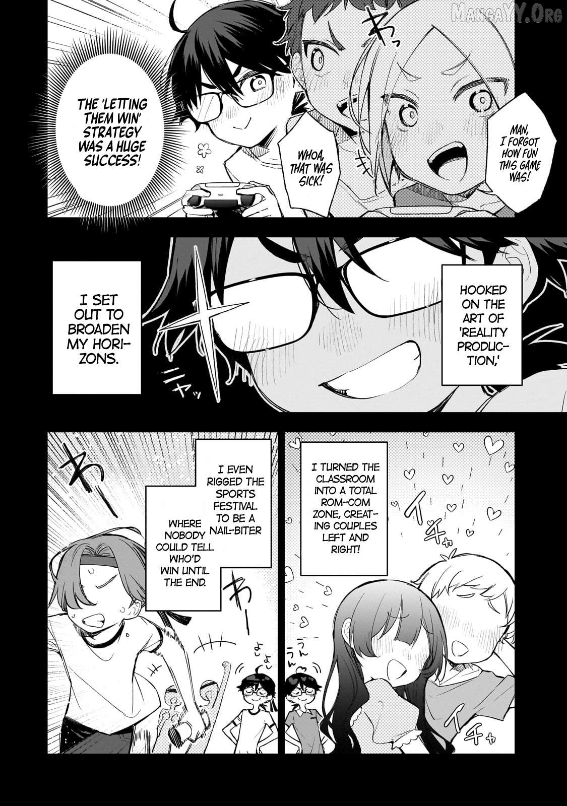Ore wa Gakuen Zunou Battle no Ensyutsuka!: Jishou Mob ga Kage kara Egaku Saikyou Shujinkou Musou Scenario Chapter 1 - page 13