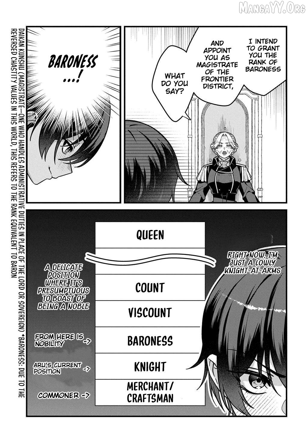 Teisou Gyakuten Sekai de Nariagari wo Mezashite Otoko Kishi ni Natta Boku wa, Yarimoku Onna-tachi ni Karada wo Neraware Makuru Chapter 1 - page 40
