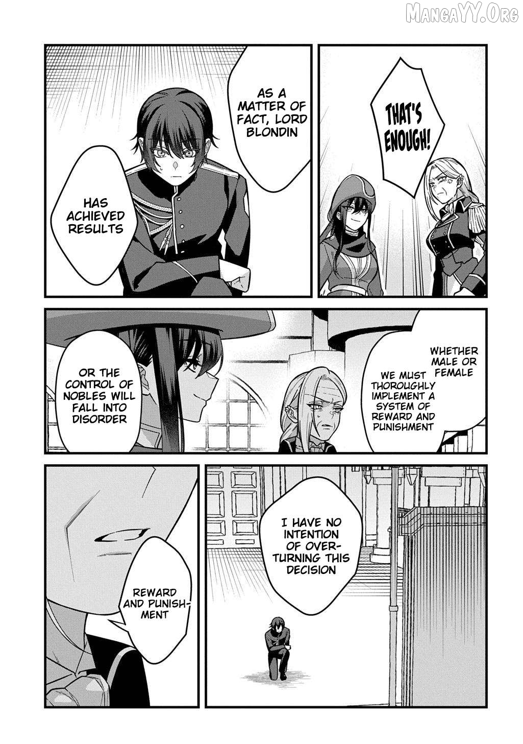 Teisou Gyakuten Sekai de Nariagari wo Mezashite Otoko Kishi ni Natta Boku wa, Yarimoku Onna-tachi ni Karada wo Neraware Makuru Chapter 1 - page 48