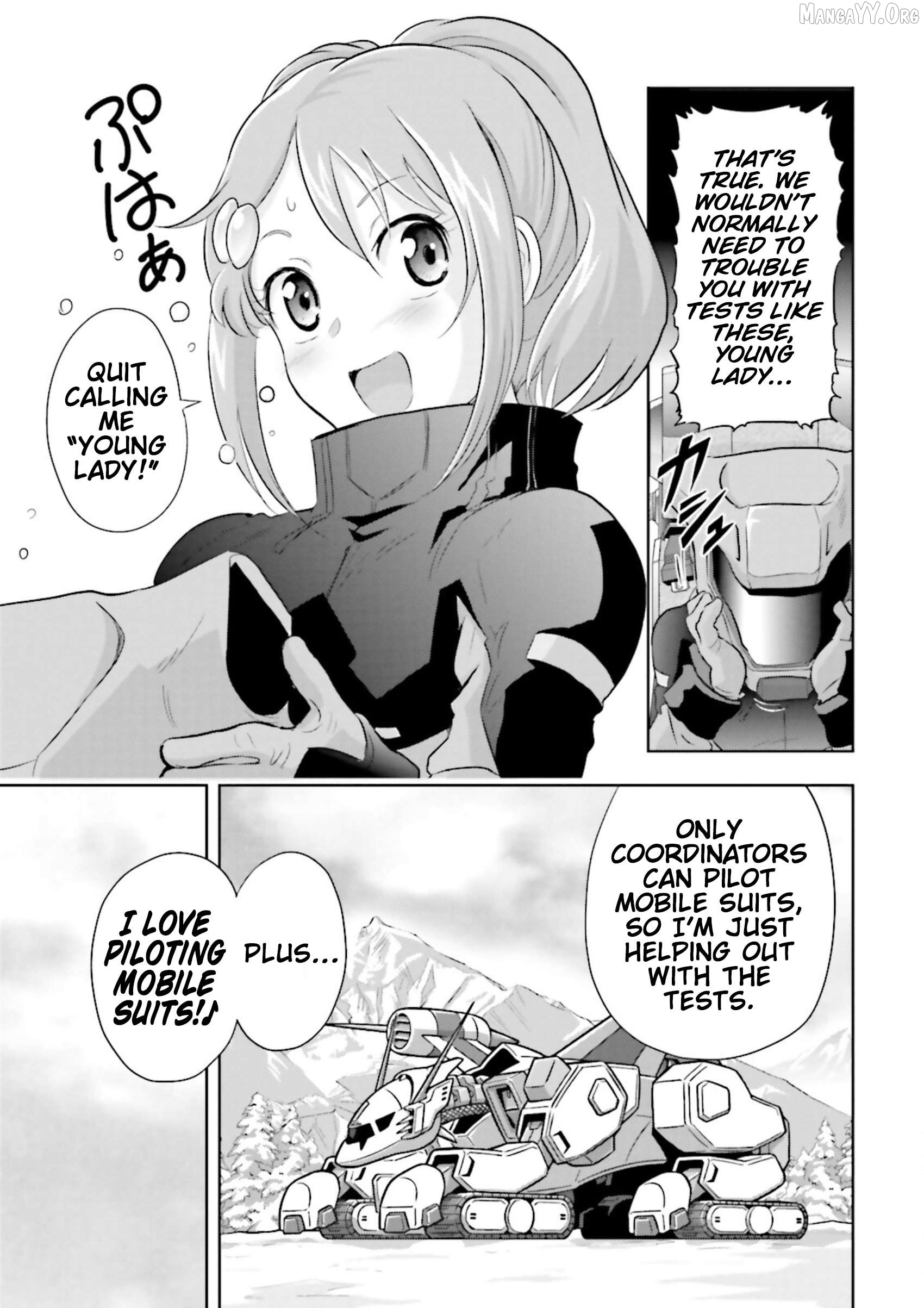 Mobile Suit Gundam SEED Astray - Princess of the Sky Chapter 1 - page 4