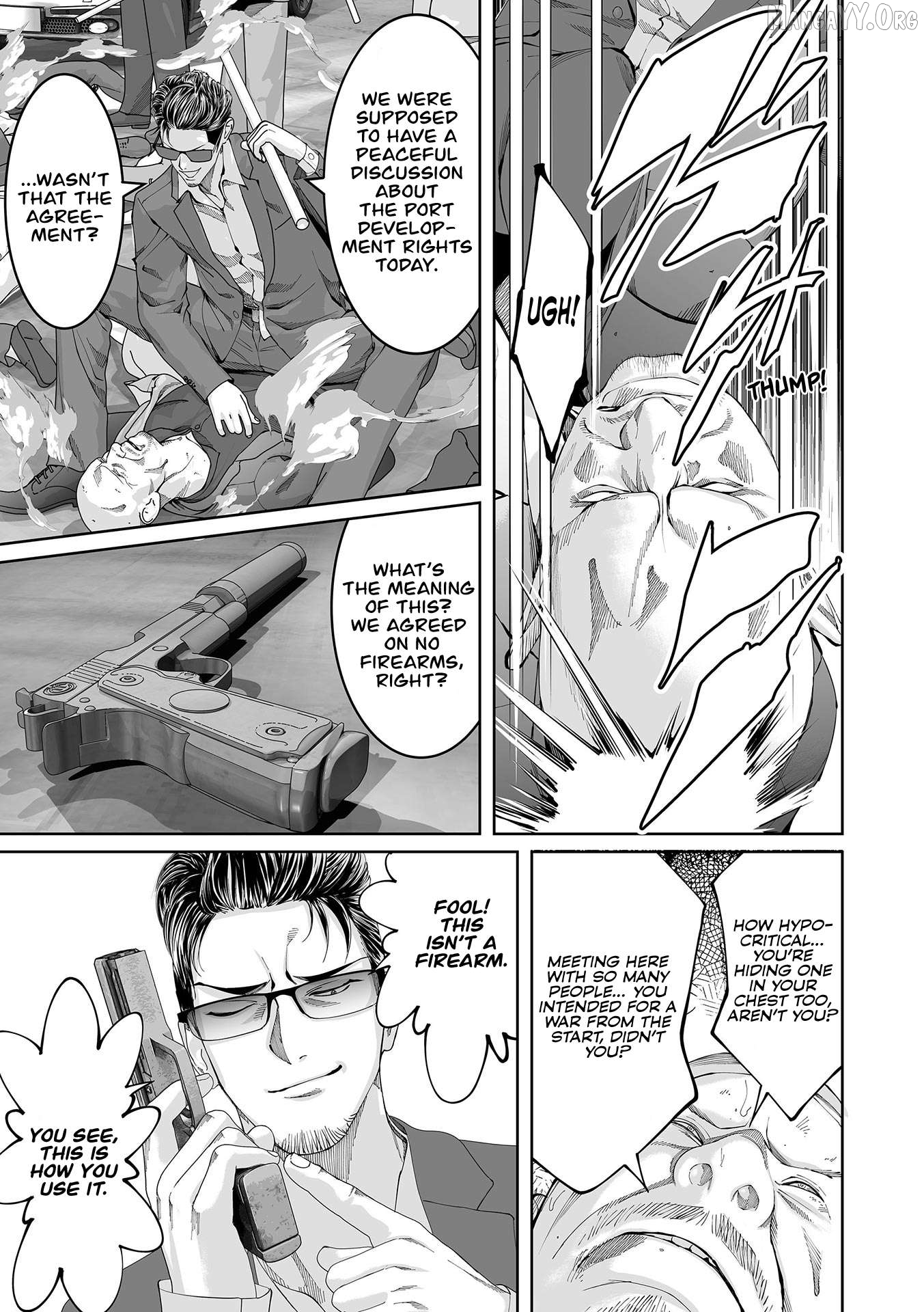 Isekai Yakuza ~Gokudou desu ga Teni Shitara Kyuuseishu ni Narimashita~ Chapter 1 - page 9
