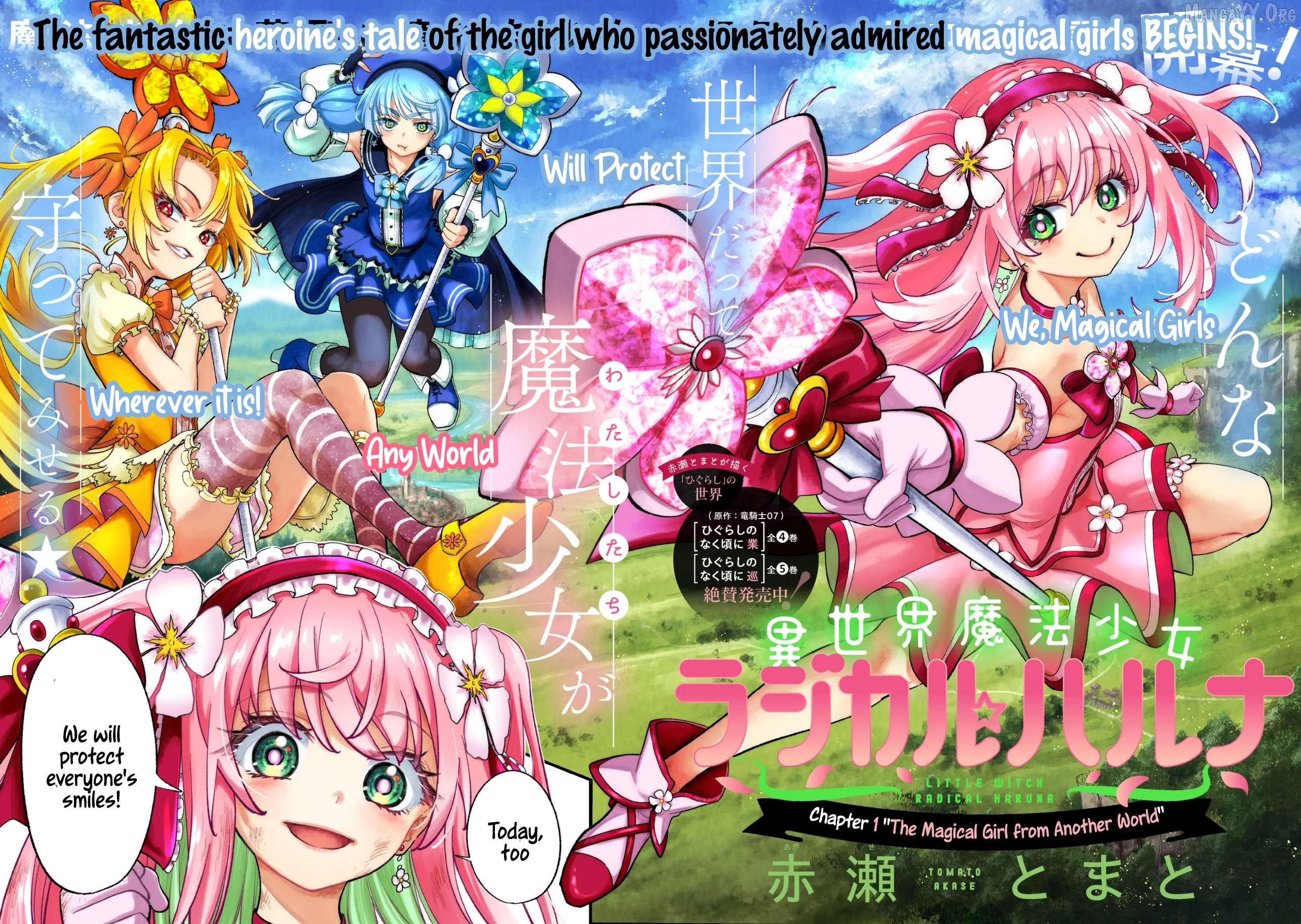 Isekai Mahou Shoujo Radical☆Haruna Chapter 1 - page 2