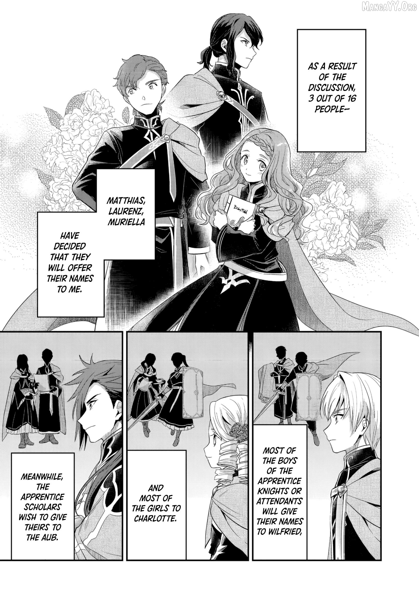 Honzuki no Gekokujou: Shisho ni Naru Tame ni wa Shudan o Erandeiraremasen—Dai 5-bu: Todaeta Chishiki wo Tsunageyou! Chapter 1 - page 21