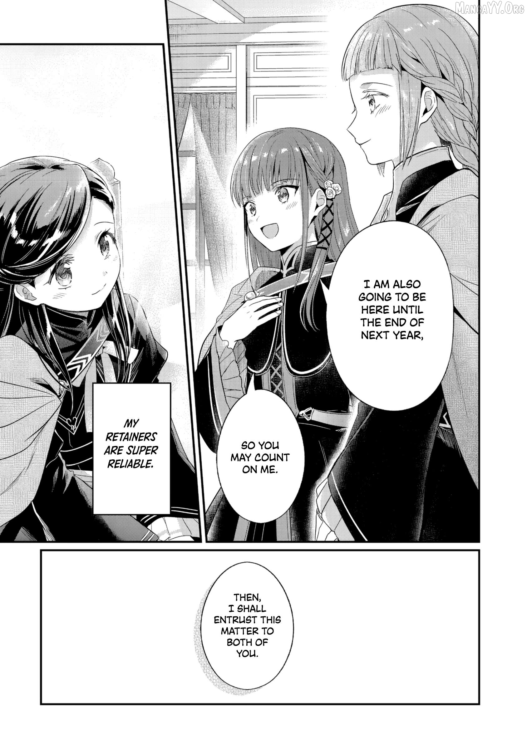 Honzuki no Gekokujou: Shisho ni Naru Tame ni wa Shudan o Erandeiraremasen—Dai 5-bu: Todaeta Chishiki wo Tsunageyou! Chapter 1 - page 29