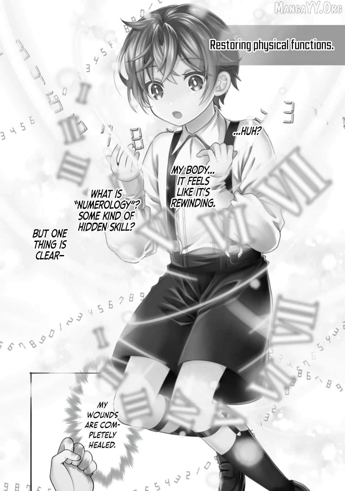The Child of Mystery: The Magicless Failure Rises With Numerology Chapter 1 - page 6