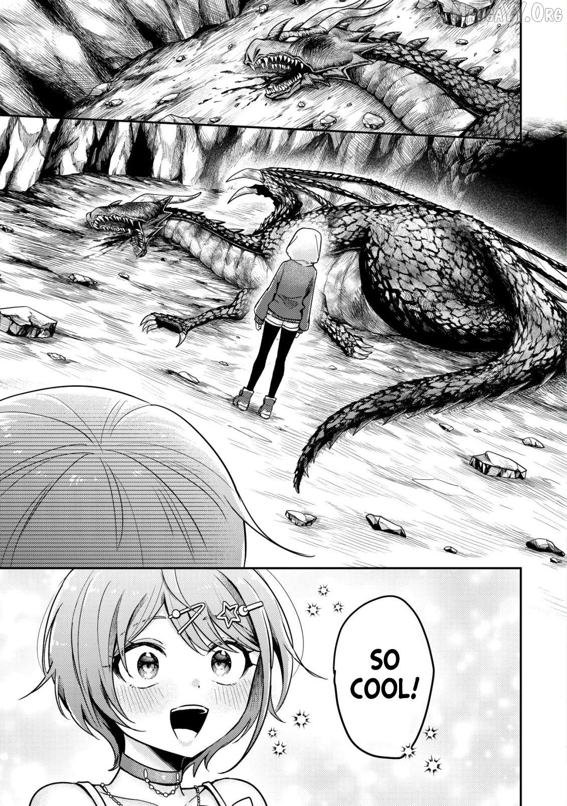 [Hihou] Comuryoku 0 Otaku Shoujo, Dragon wo One Punch de Shizumete, Yuumei Haishin-sha wo Tasuketara Fuhon'i Buzz ga Tomaranai Chapter 1 - page 2