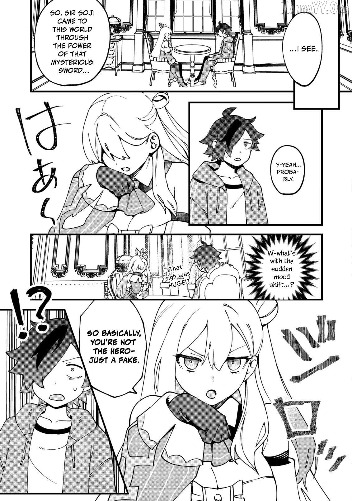 Tsuuhan De Katsuta Yoto Ga Gachi Chidatsuta Tameshigiri Shitara Kukan Ga Sakete Isekai Ni Tobasareta Ageku, Densetsu No Yushiya Da to Kanchigai Sarete Komatsute Imasu Bureibu Bunko Chapter 1 - page 29