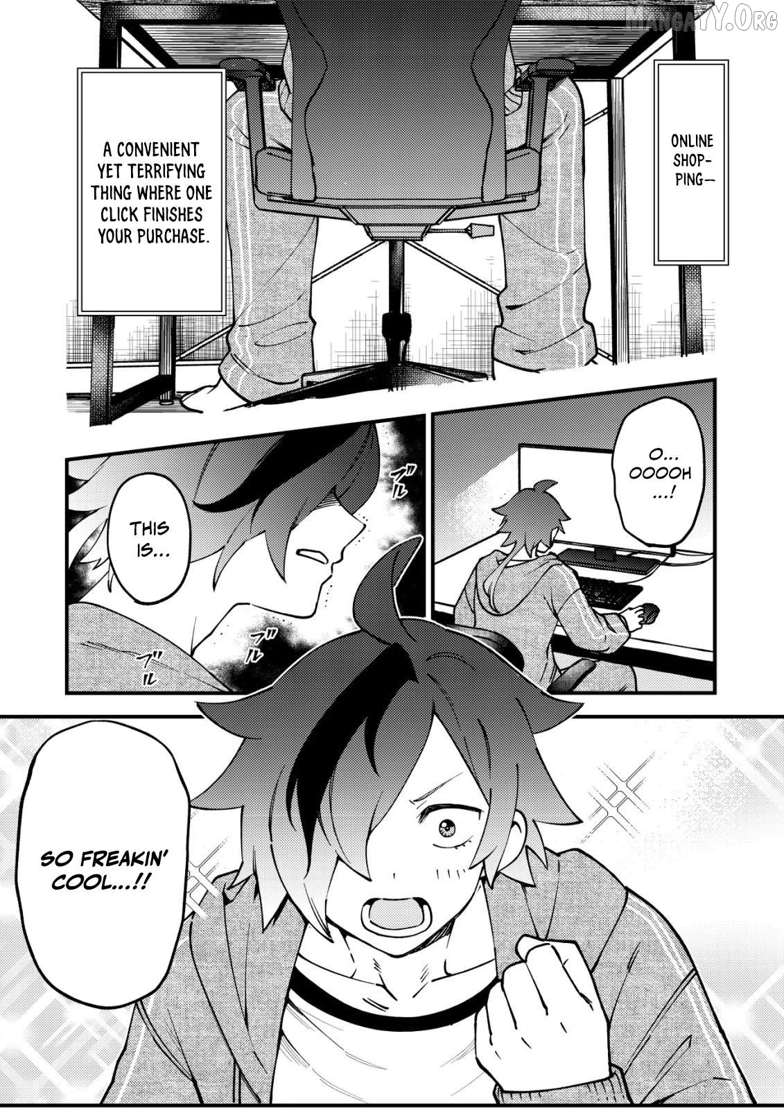 Tsuuhan De Katsuta Yoto Ga Gachi Chidatsuta Tameshigiri Shitara Kukan Ga Sakete Isekai Ni Tobasareta Ageku, Densetsu No Yushiya Da to Kanchigai Sarete Komatsute Imasu Bureibu Bunko Chapter 1 - page 6