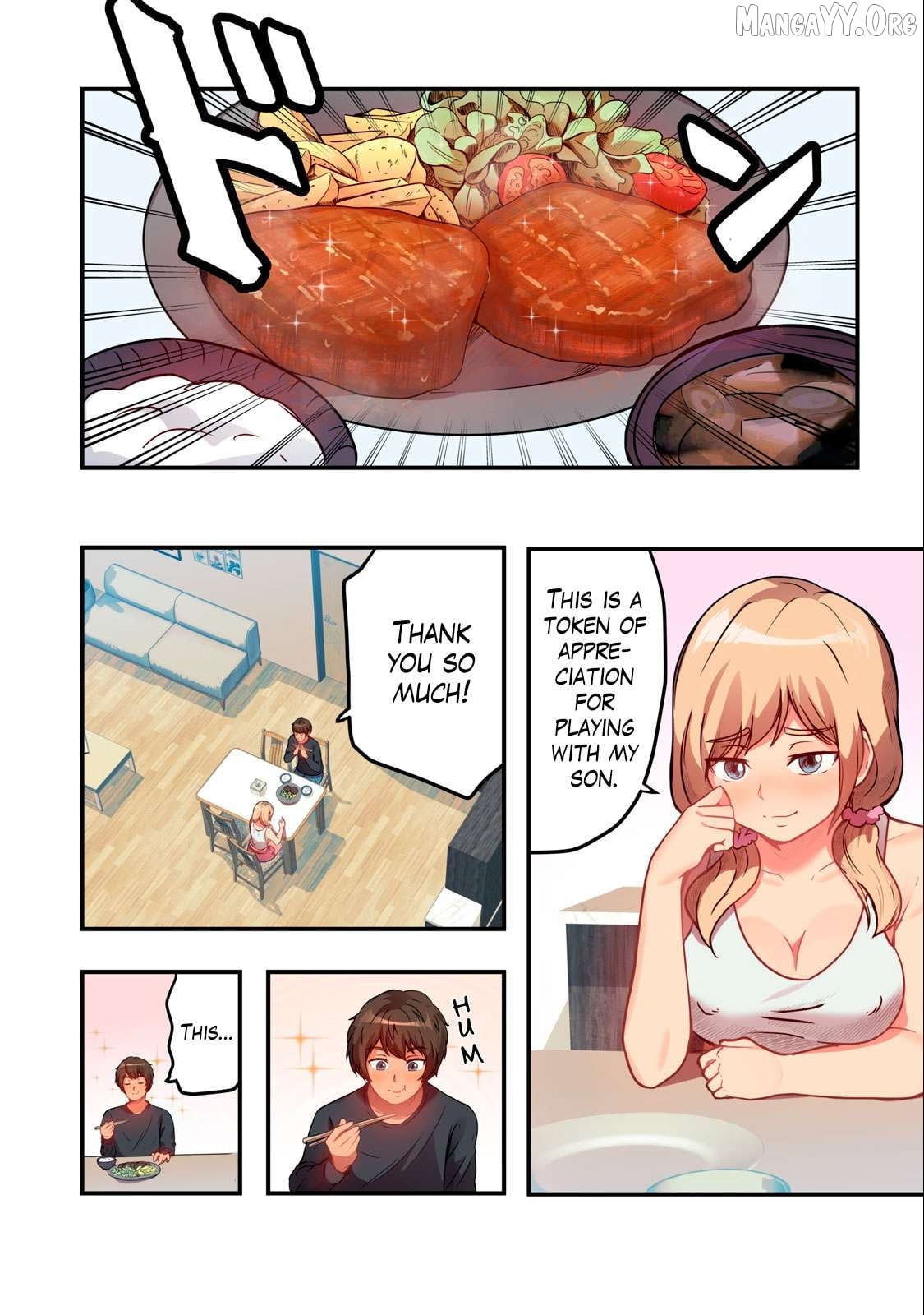 Kyou kara, Hitozuma Mansion ni Nyuukyo shimasu. Chapter 3.1 - page 4