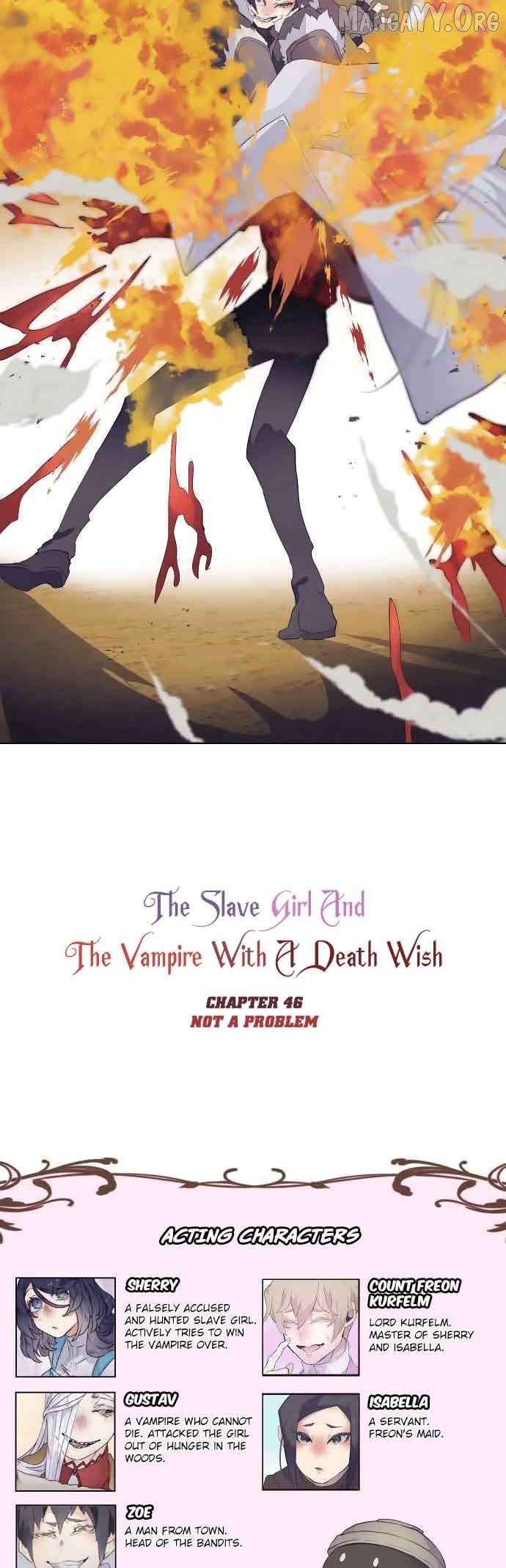 The Slave Girl and the Vampire with a Death Wish Chapter 46 - page 4
