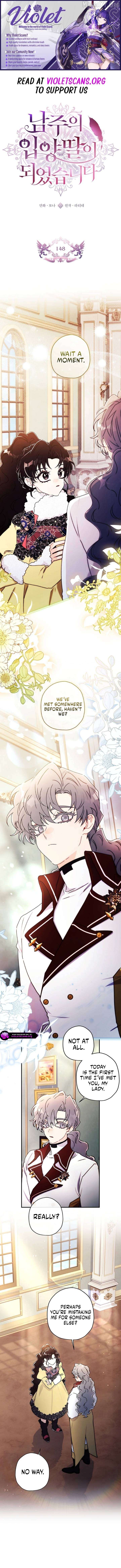 I Became the Male Lead’s Adopted Daughter Chapter 148 - page 1