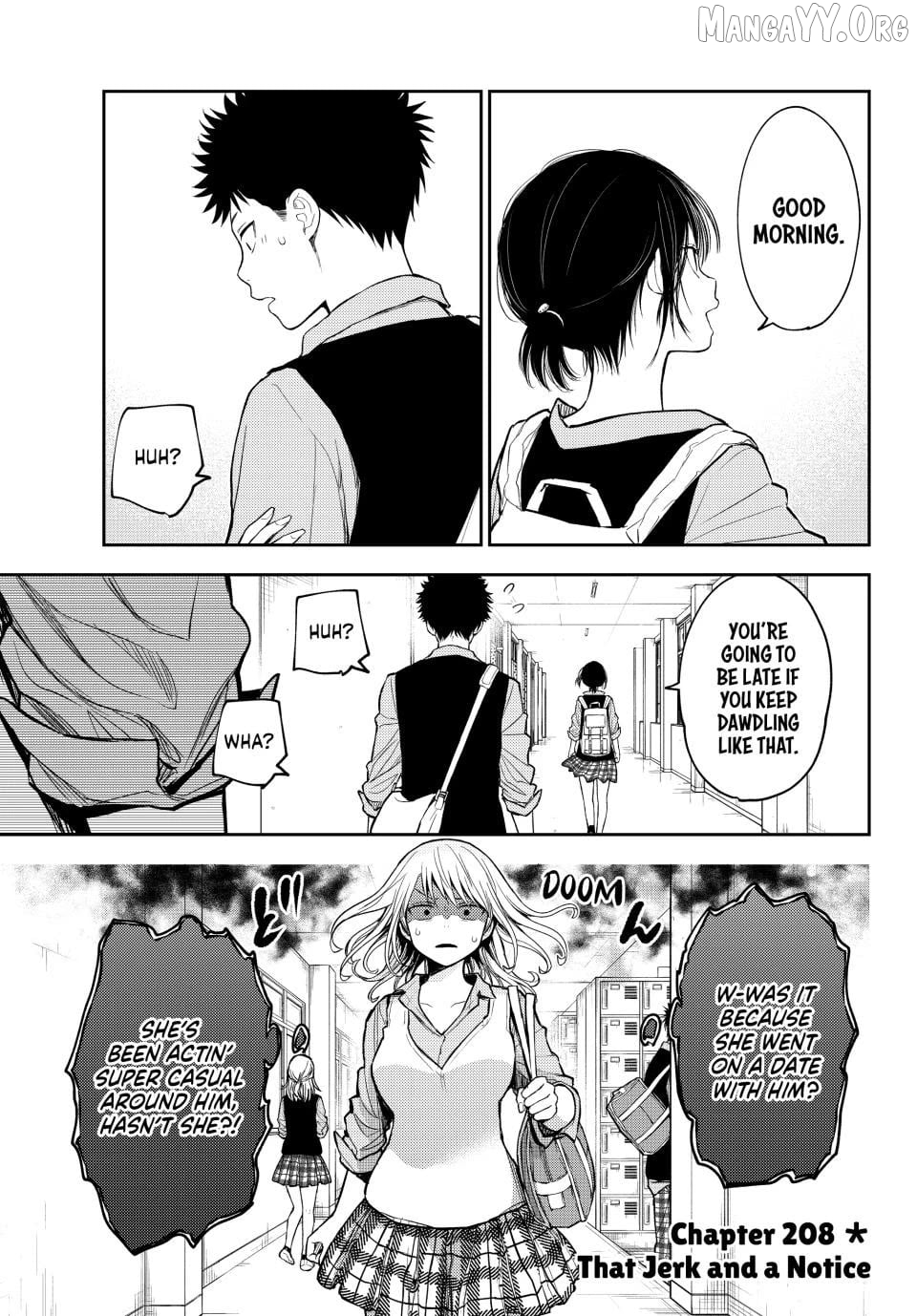 My Charms Are Wasted On Kuroiwa Medaka Chapter 208 - page 1