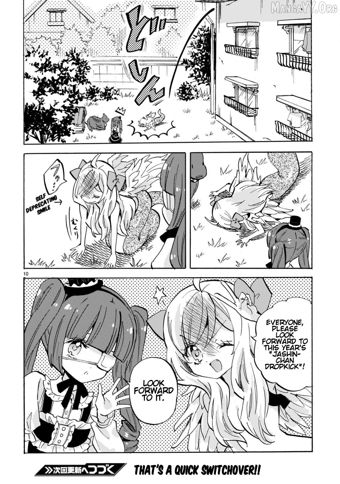 Jashin-chan Dropkick Chapter 291 - page 10