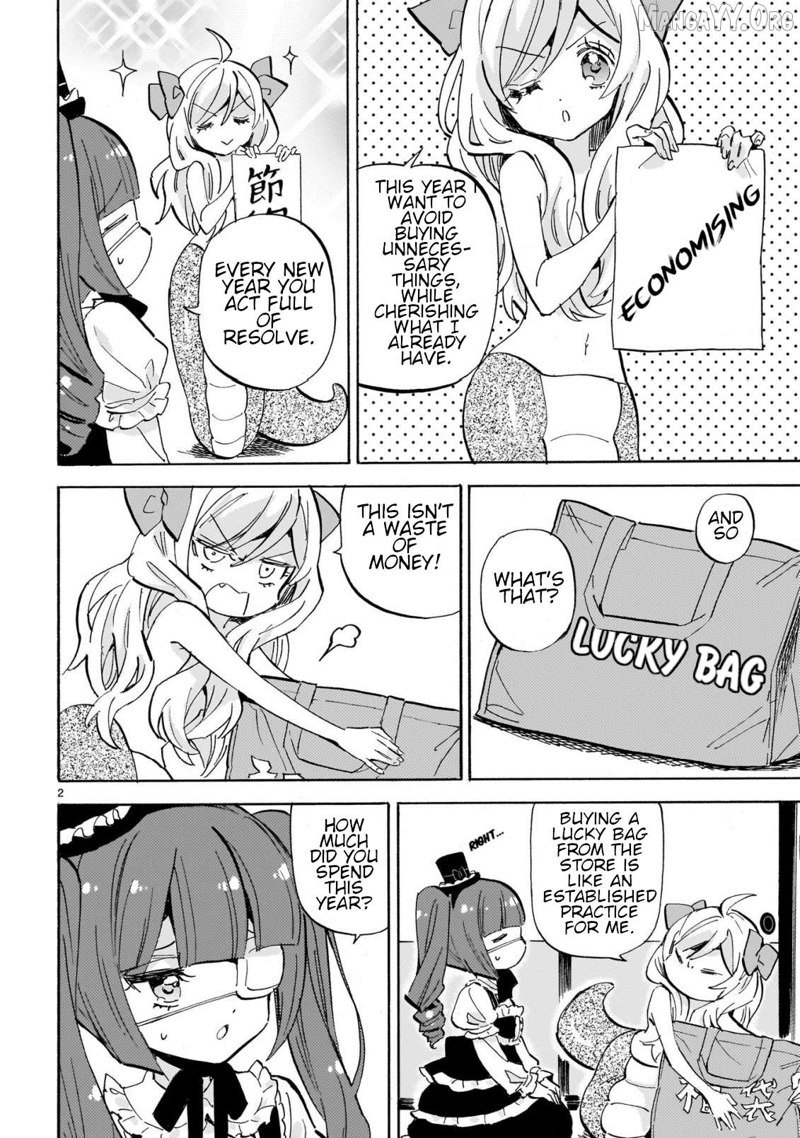 Jashin-chan Dropkick Chapter 291 - page 2