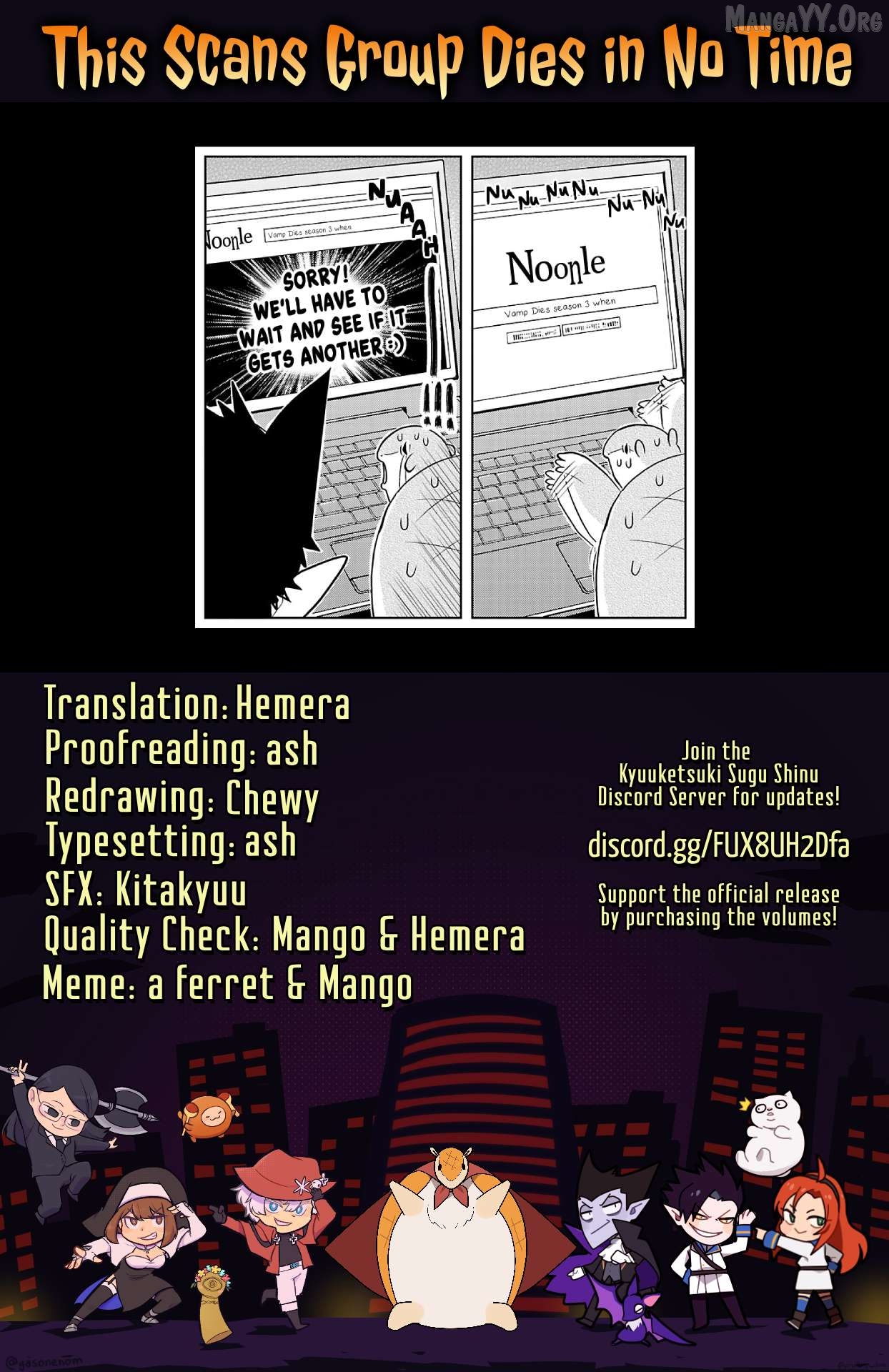 Kyuuketsuki Sugu Shinu Chapter 90 - page 14