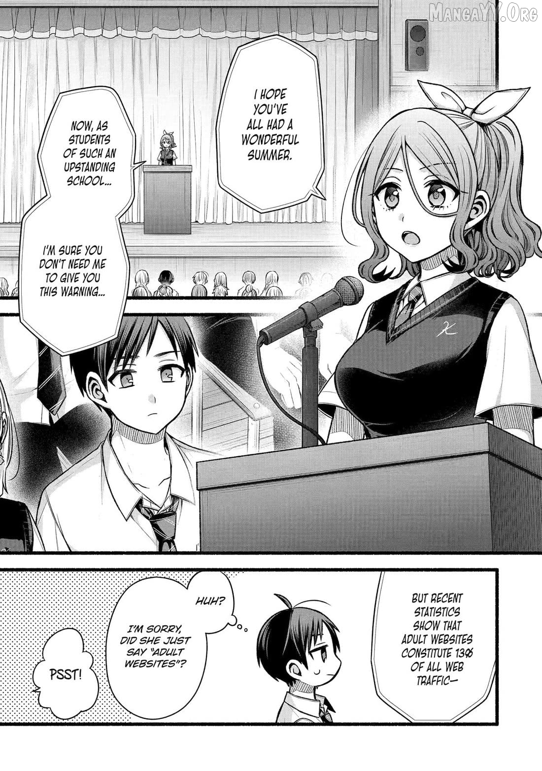 My Friend's Little Sister Is Only Annoying to Me Chapter 50 - page 1