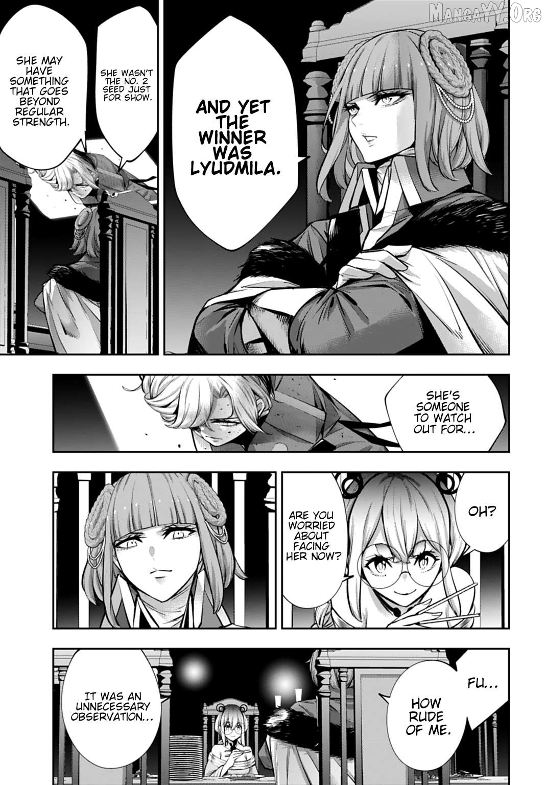 Majo Taisen - The War of Greedy Witches Chapter 63 - page 11