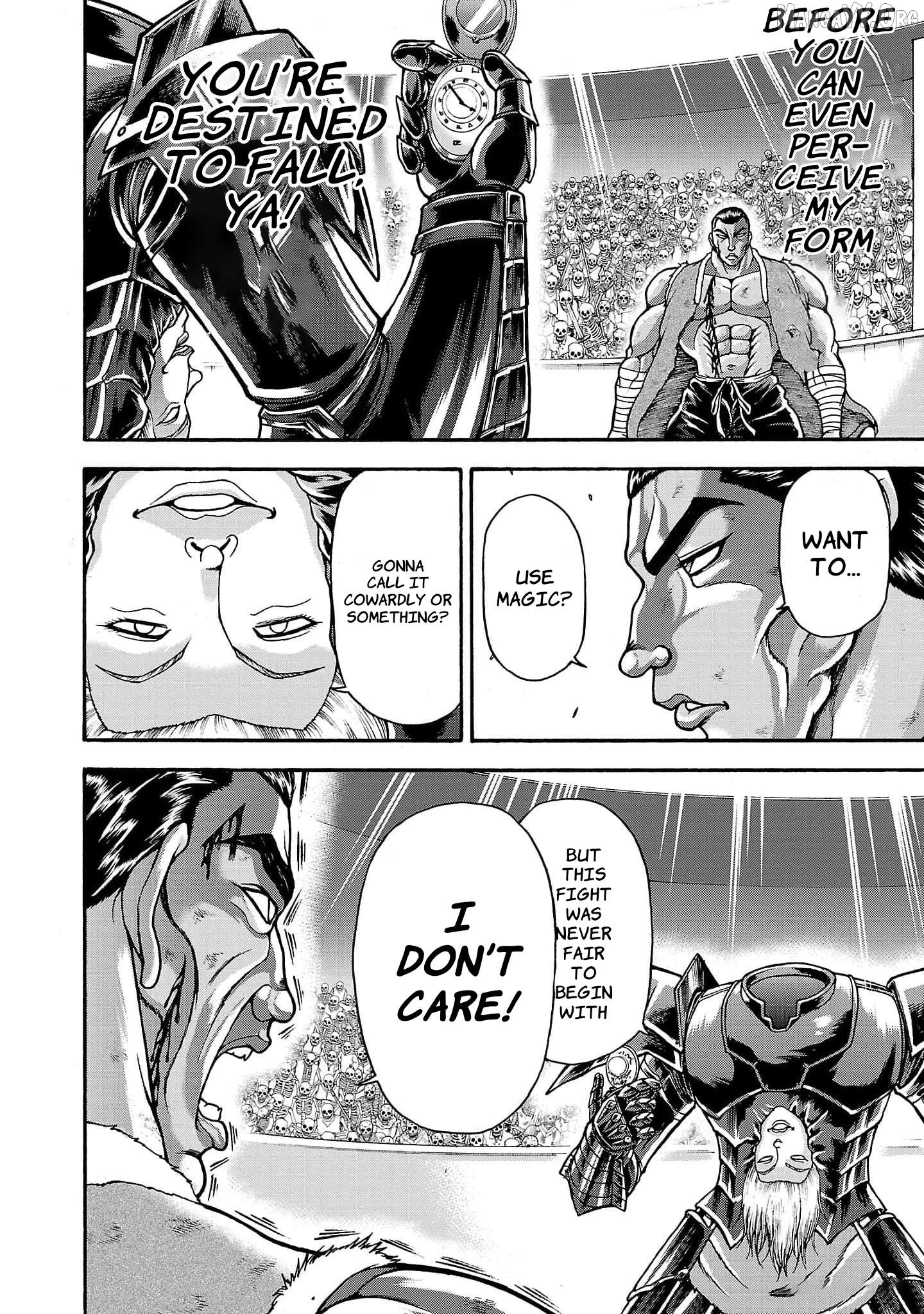 Baki Gaiden – Retsu Kaioh Isekai Tensei Shitemo Ikkō Kamawan! Chapter 58 - page 8