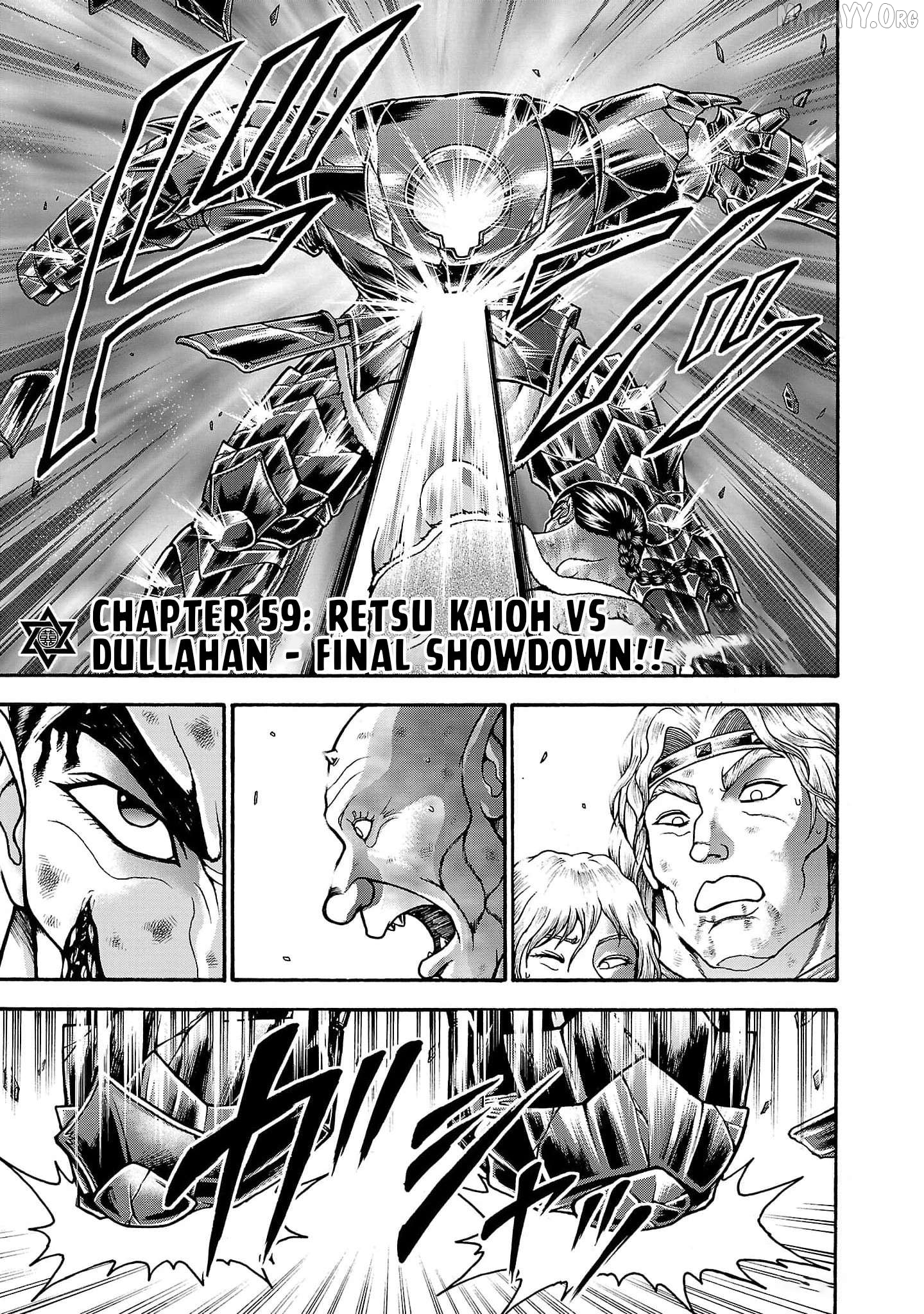 Baki Gaiden – Retsu Kaioh Isekai Tensei Shitemo Ikkō Kamawan! Chapter 59 - page 1