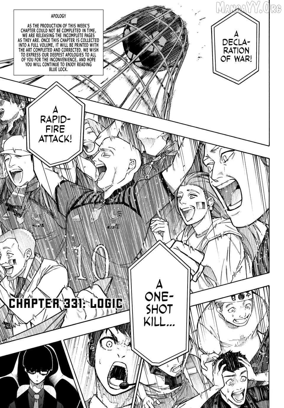 Blue Lock Chapter 331 - page 1
