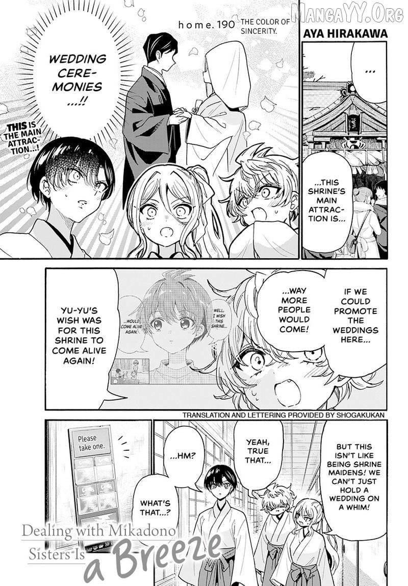 Mikadono Sanshimai Wa Angai, Choroi Chapter 190 - page 2