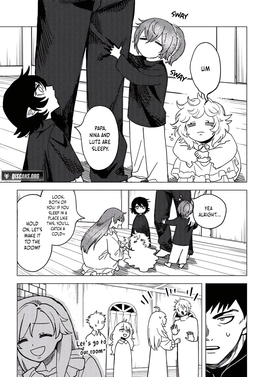 Akuninzura Shita B-Kyuu Boukensha - Shujinkou To Sono Osananajimi-Tachi No Papa Ni Naru Chapter 19.2 - page 13