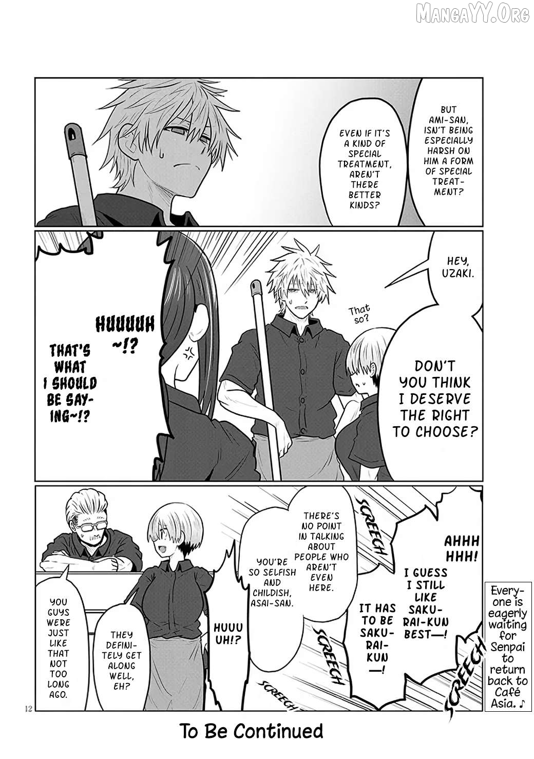 Uzaki-chan wa Asobitai! Chapter 130 - page 12