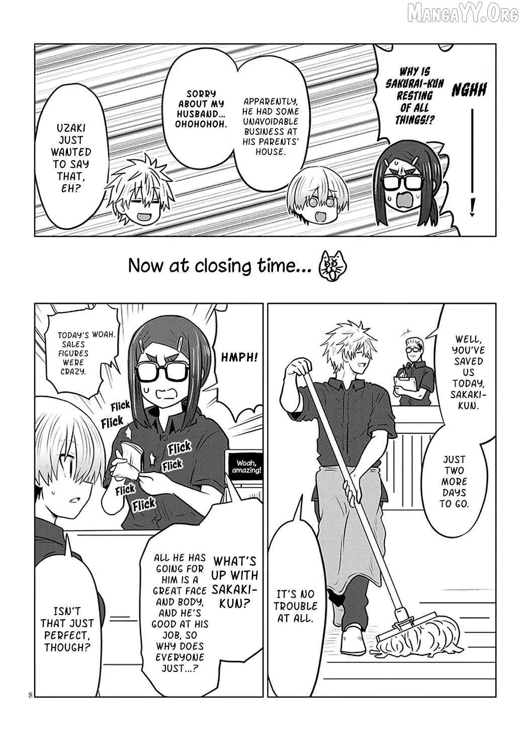 Uzaki-chan wa Asobitai! Chapter 130 - page 8