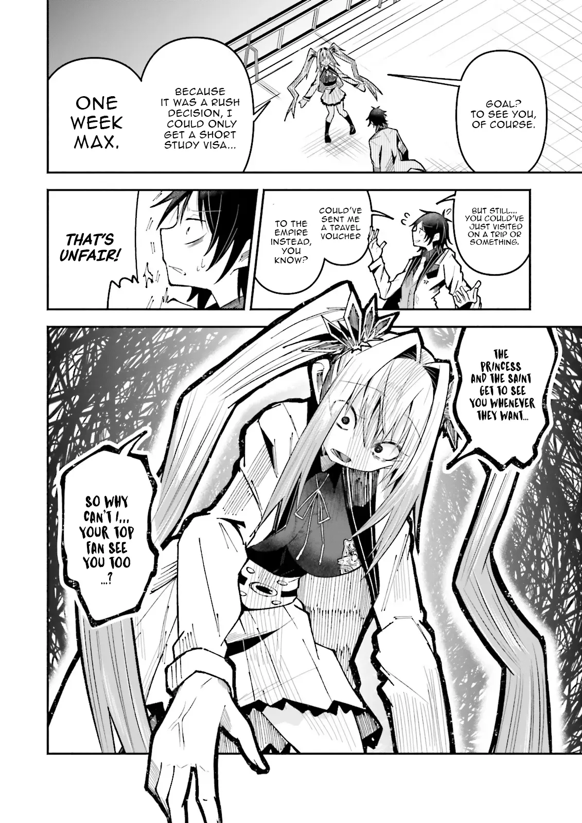 Isekai De Haishin Katsudou Wo Shitara Tairyou No Yandere Shinja Wo Umidashite Shimatta Ken Chapter 59.2 - page 8