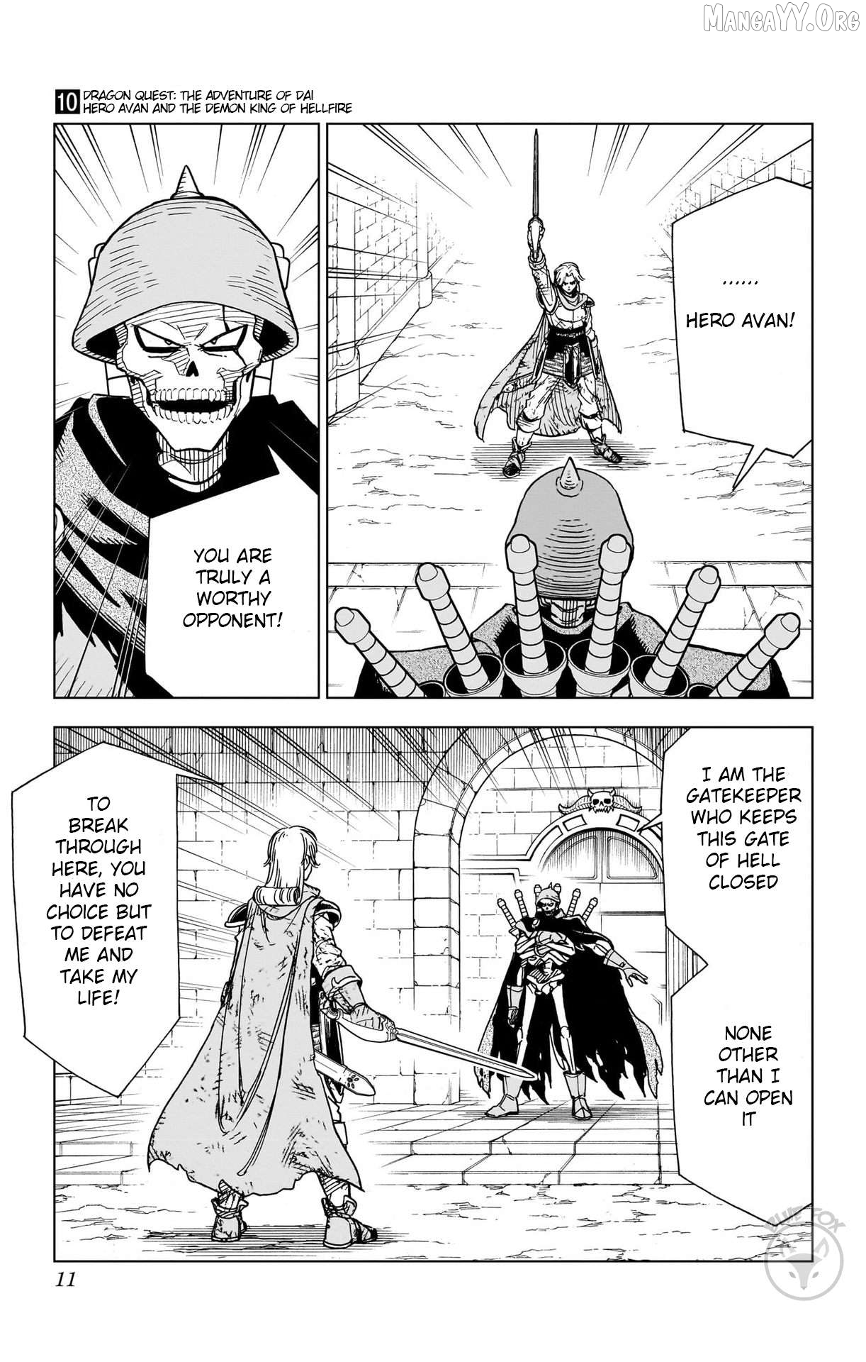 Dragon Quest The Great Adventure Of Dai – Avan The Brave And The Demon King Of Hellfire Chapter 37 - page 10