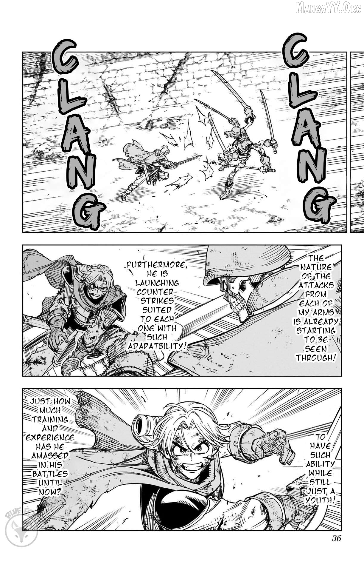 Dragon Quest The Great Adventure Of Dai – Avan The Brave And The Demon King Of Hellfire Chapter 37 - page 35